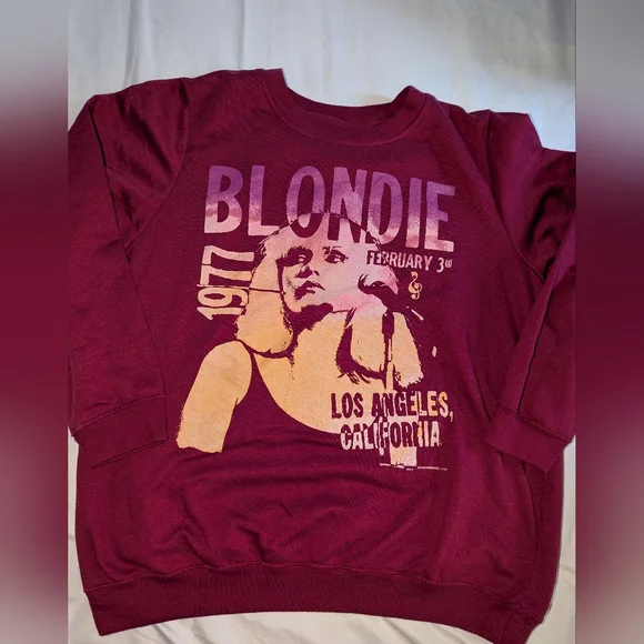 Vintage Style Women's XXL Blondie Graphic Print Crewneck Sweatshirt - Picture 1 of 4